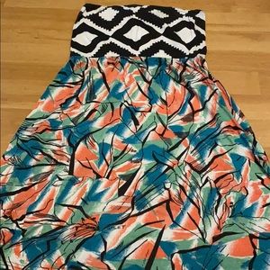 Hurley strapless dress